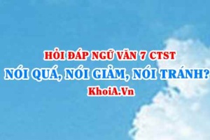 Nói quá, nói giảm nói tránh là gì? Ví dụ nói quá, nói giảm nói tránh? Ngữ Văn lớp 7 CTST